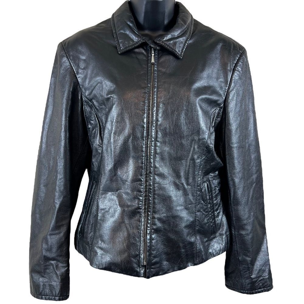 Wilson's Leather Women’s Black Leather Jacket